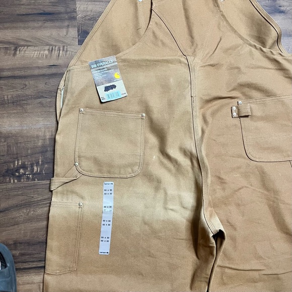 •NEW• Carhartt Duck Bib Canvas Overalls Size 50x30 - Picture 7 of 10